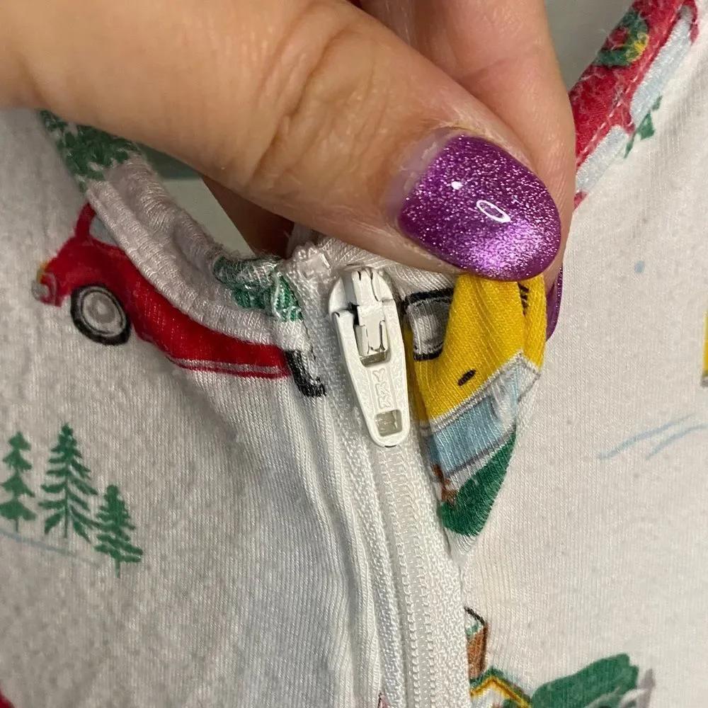 Angel Dear - Bamboo White Christmas Pajamas- 18-24m